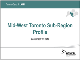 Mid-West Toronto Profile