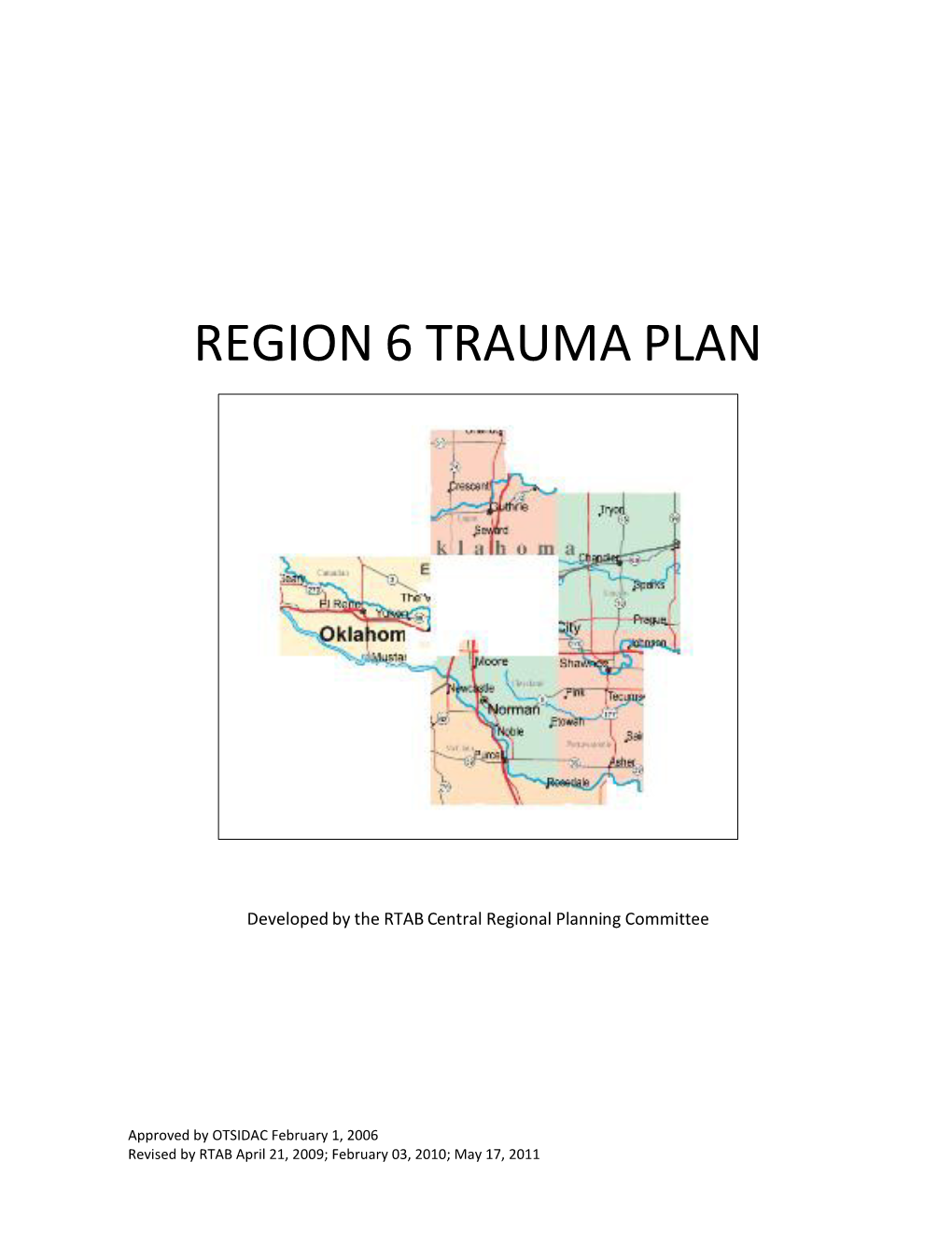 Region 6 Trauma Plan