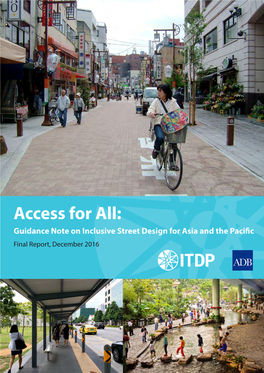 Access for All- Inclusive Street Design for Asia and the Pacific.Pdf