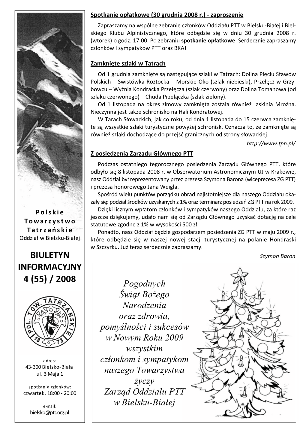 Biuletyn Informacyjny Nr 4 (55) / 2008 (Pdf – 859