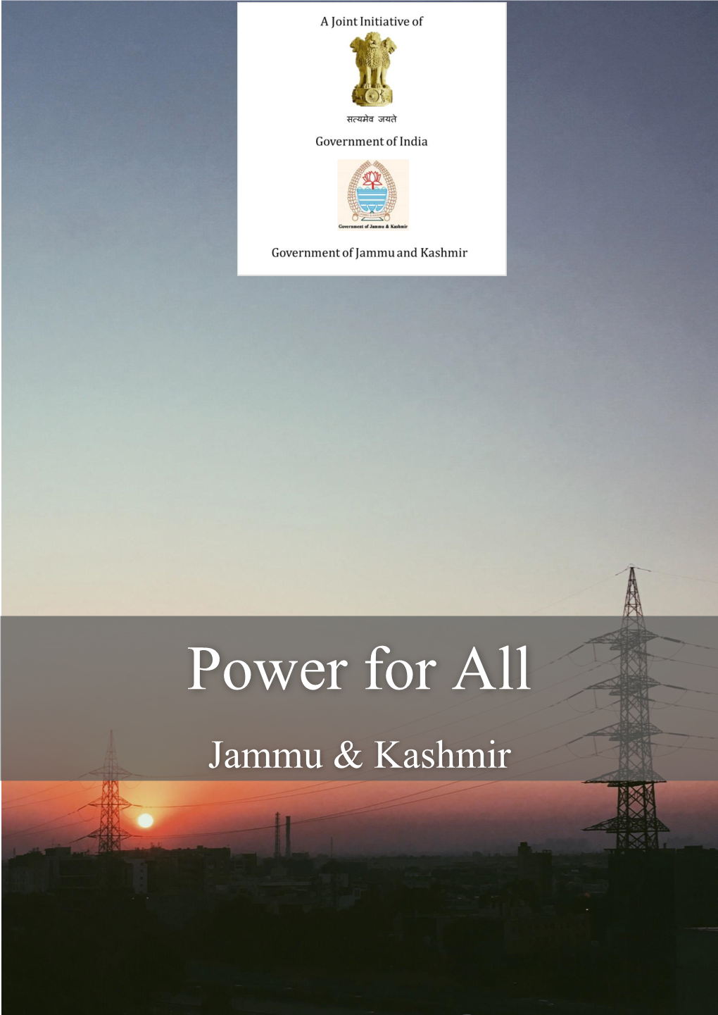 24X7 Power for All in Jammu and Kashmir