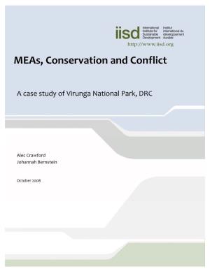 Meas, Conservation and Conflict: a Case Study of Virunga National Park
