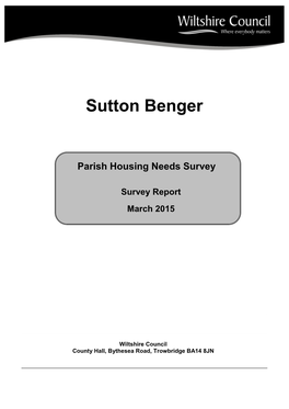 Sutton Benger Parish Council