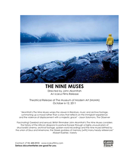 THE NINE MUSES Directed by John Akomfrah an Icarus Films Release