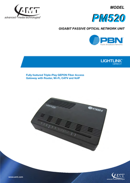 Gigabit Passive Optical Network Unit