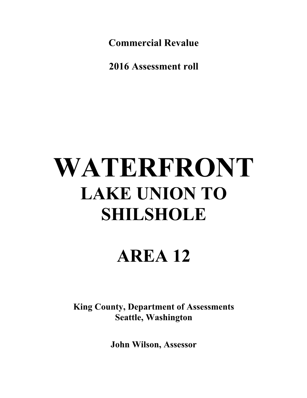 Waterfront: Lake Union to Shilshole Bay (Specialty Area