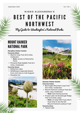 My FREE Guide to Washington State's National Parks