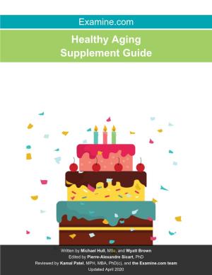 Healthy Aging Supplement Guide