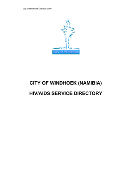 (Namibia) Hiv/Aids Service Directory