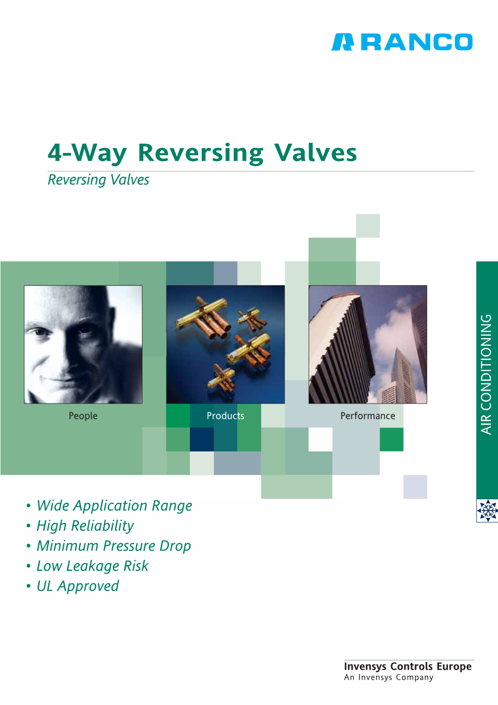 4-Way Reversing Valves People Products Performance an Invensys Company Invensys Controls Europe