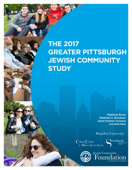 The 2017 Greater Pittsburgh Jewish Community Study