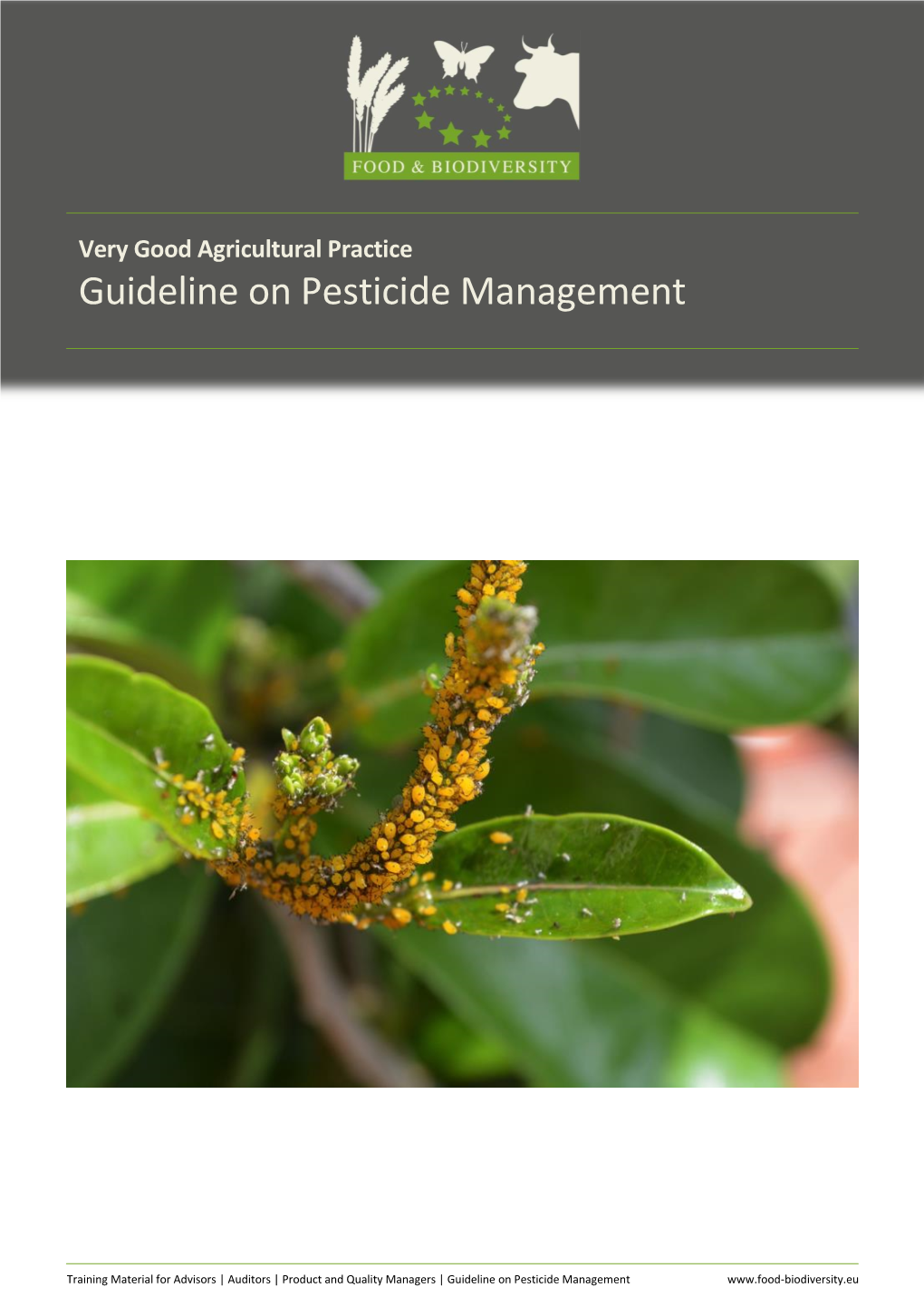 Guideline on Pesticide Management