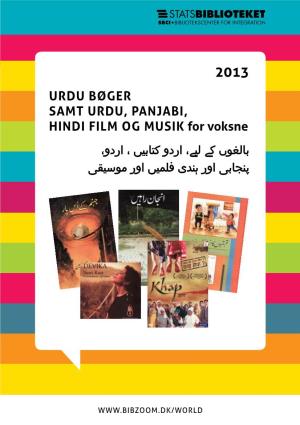 Urdu Bøger Samt Urdu, Panjabi, Hindi Film Og Musik for Voksne