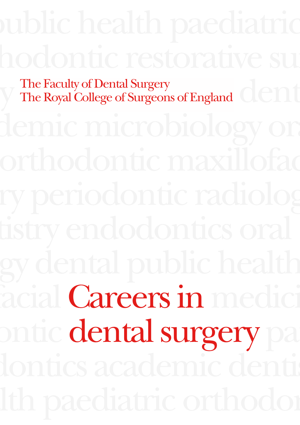 Careers in Dental Surgery