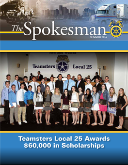 Teamsters Local 25 Awards $60,000 in Scholarships