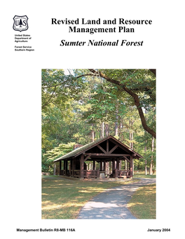 Sumter National Forest Revised Land and Resource Management Plan