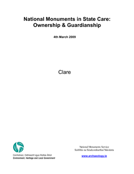 Ownership & Guardianship Clare