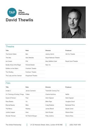 David Thewlis
