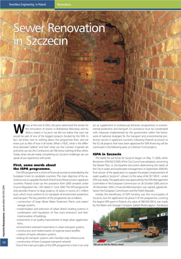 Sewer Renovation in Szczecin