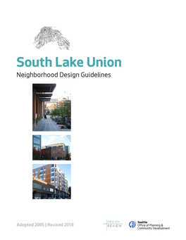 South Lake Union Neighborhood Design Guidelines