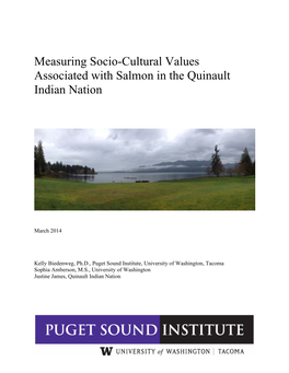 Quinault Salmon Cultural Values