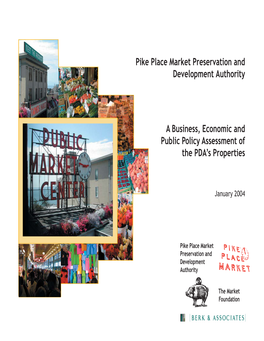 Pike Place Market Preservation and Development Authority a Business