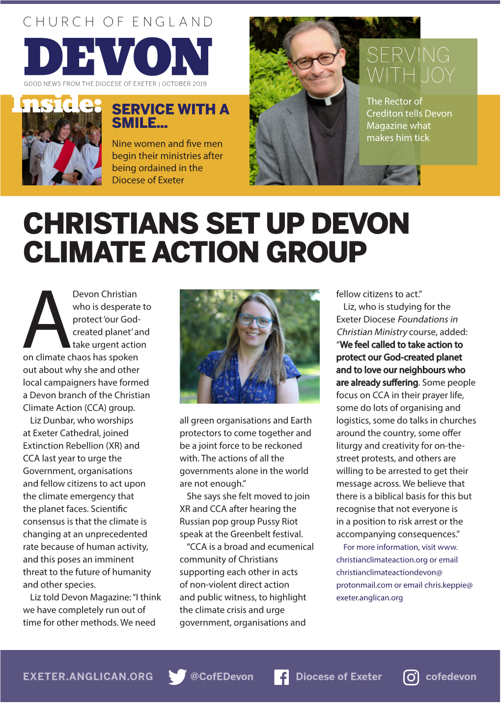 Christians Set up Devon Climate Action Group