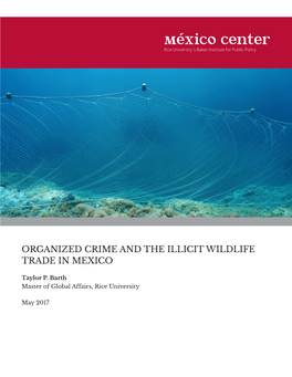 Organized Crime and the Illicit Wildlife Trade in Mexico