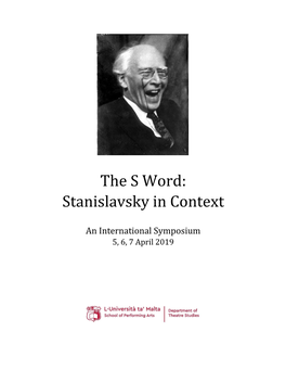 Stanislavsky in Context