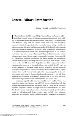 General Editors' Introduction