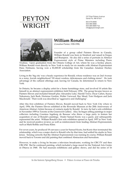 Bio Ronald, William