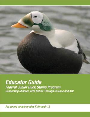Junior Duck Stamp Program Educator Guide