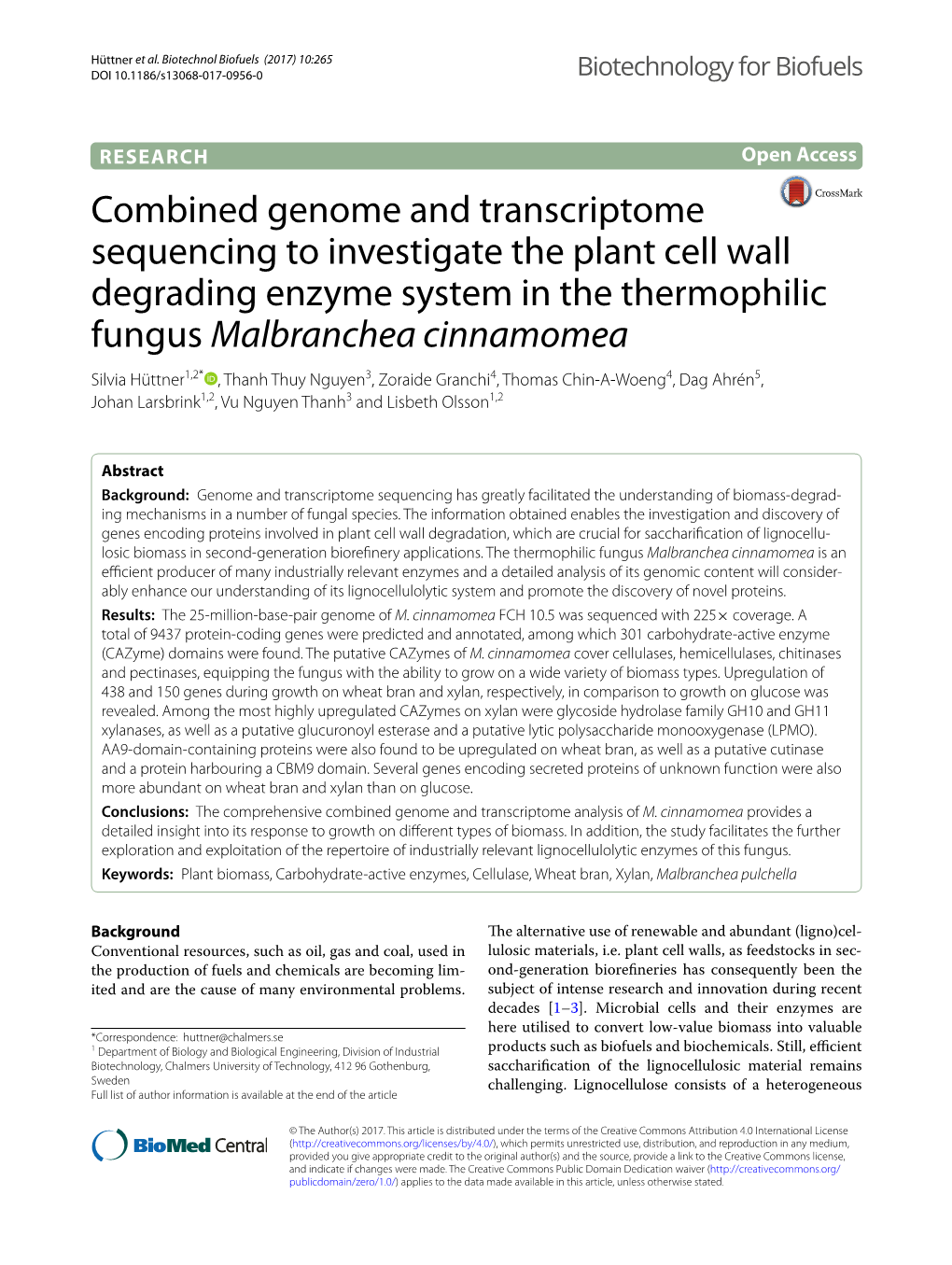 Combined Genome and Transcriptome Sequencing to Investigate the Plant