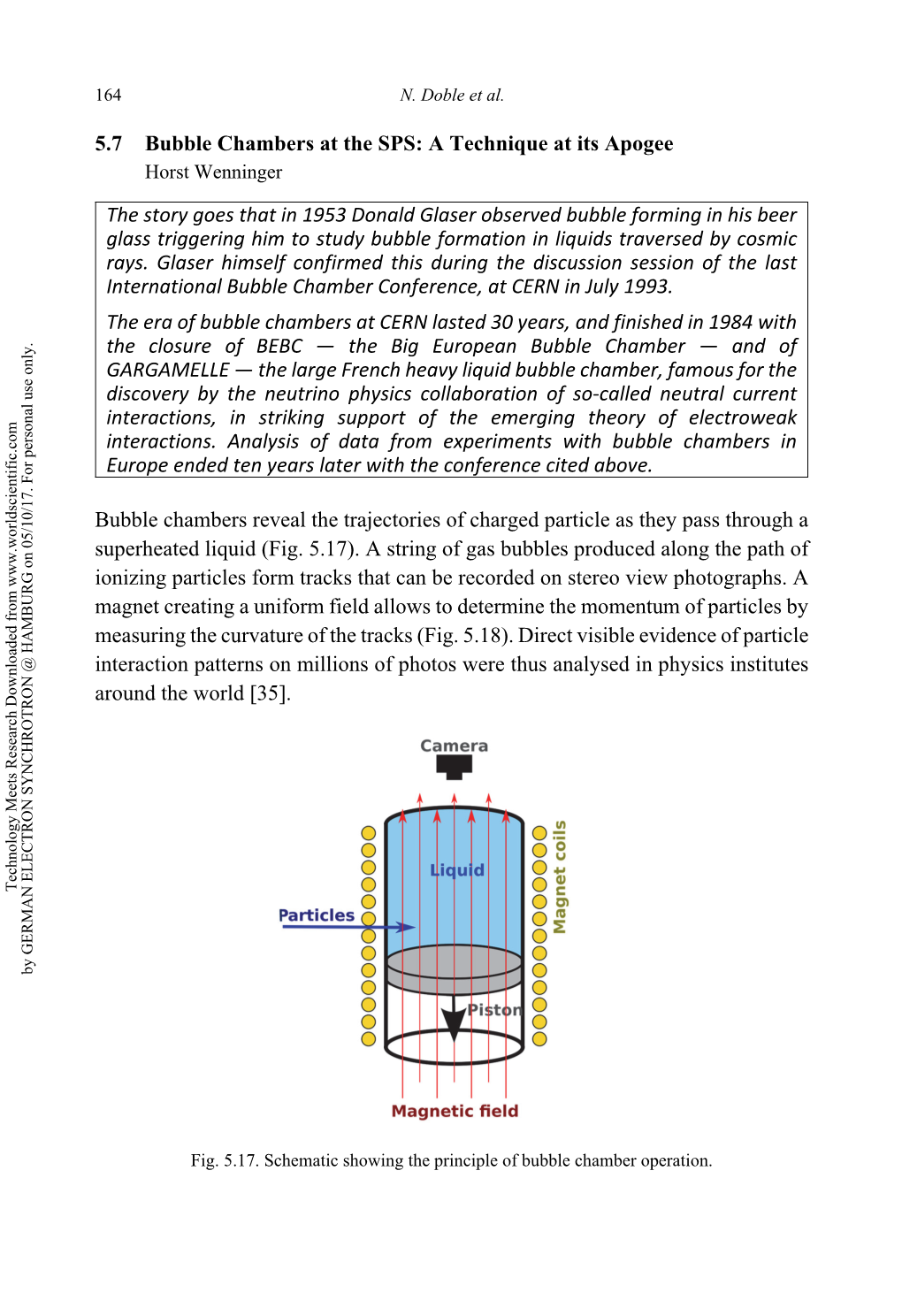 5.7 Bubble Chambers at the SPS: a Technique at Its Apogee Horst Wenninger