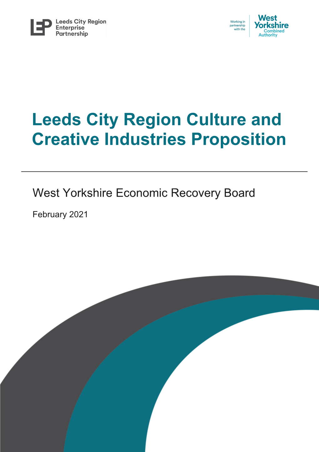 Leeds City Region Culture and Creative Industries Proposition