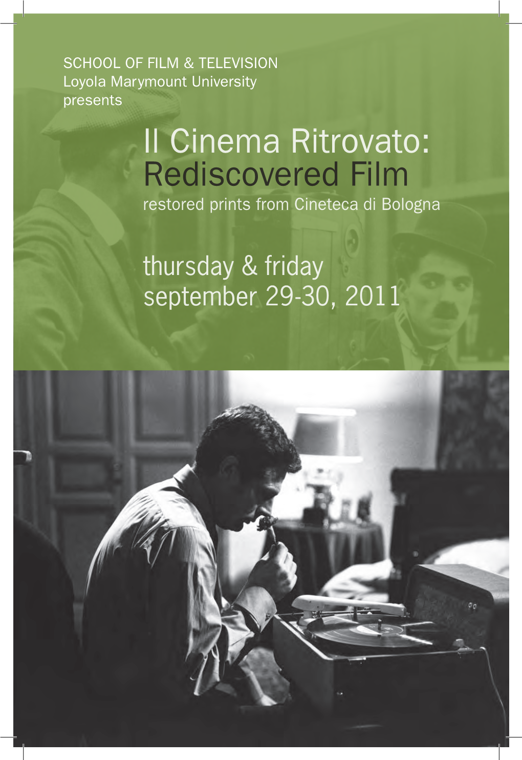 Rediscovered Film Restored Prints from Cineteca Di Bologna