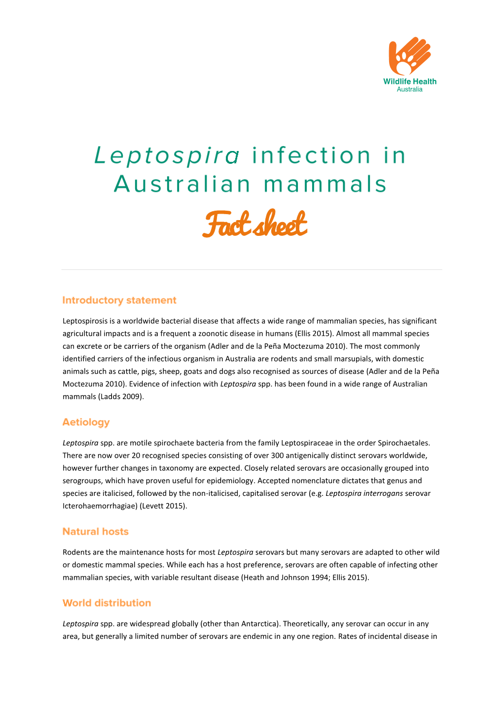 Leptospirosis