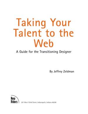 Taking Your Talent to the Web (PDF)