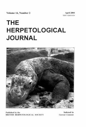 The Herpetolog Cal Jour Al