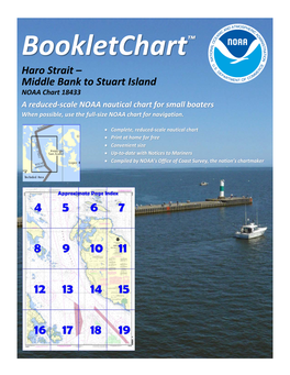 Bookletchart™ Haro Strait – Middle Bank to Stuart Island NOAA Chart 18433