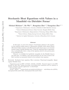 Stochastic Heat Equations with Values in a Manifold Via Dirichlet Forms