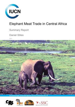 Elephant Meat Trade in Central Africa