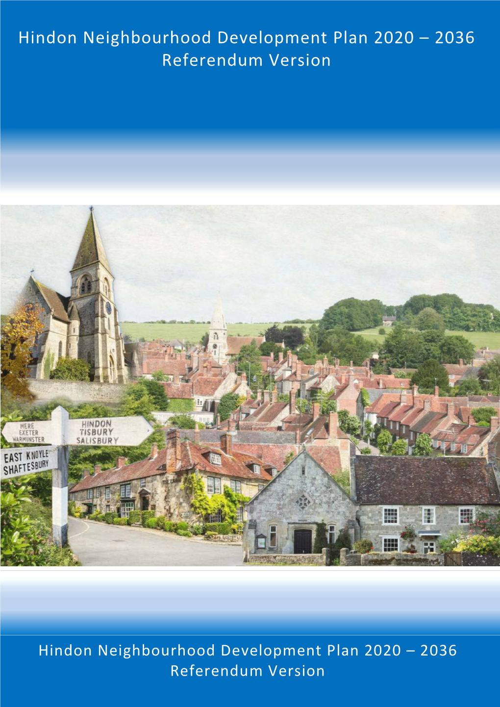 Referendum Version of the Hindon Neighbourhood Development Plan