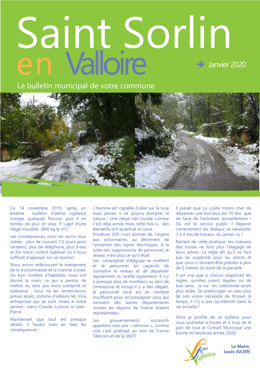 → Janvier 2020 Le Bulletin Municipal De Votre Commune