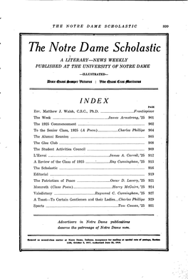 Notre Dame Scholastic, Vol. 58, No. 28