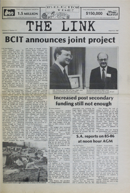 150000 BCIT Announcesjointproject Increased Post Secondary