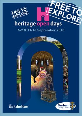 Heritage Open Days 2018 Programme