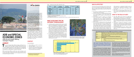 ADB and SPECIAL ECONOMIC ZONES 2 ADB and SPECIAL ECONOMIC ZONES 3