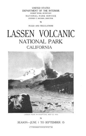 Lassen Volcanic National Park California