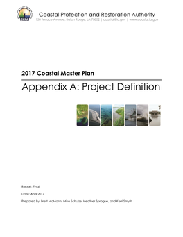 Appendix A: Project Definition